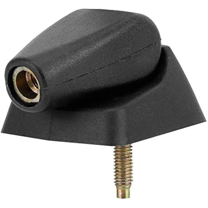 Autóantenna talp, ABS és alumínium, fekete, univerzális, standard méretek