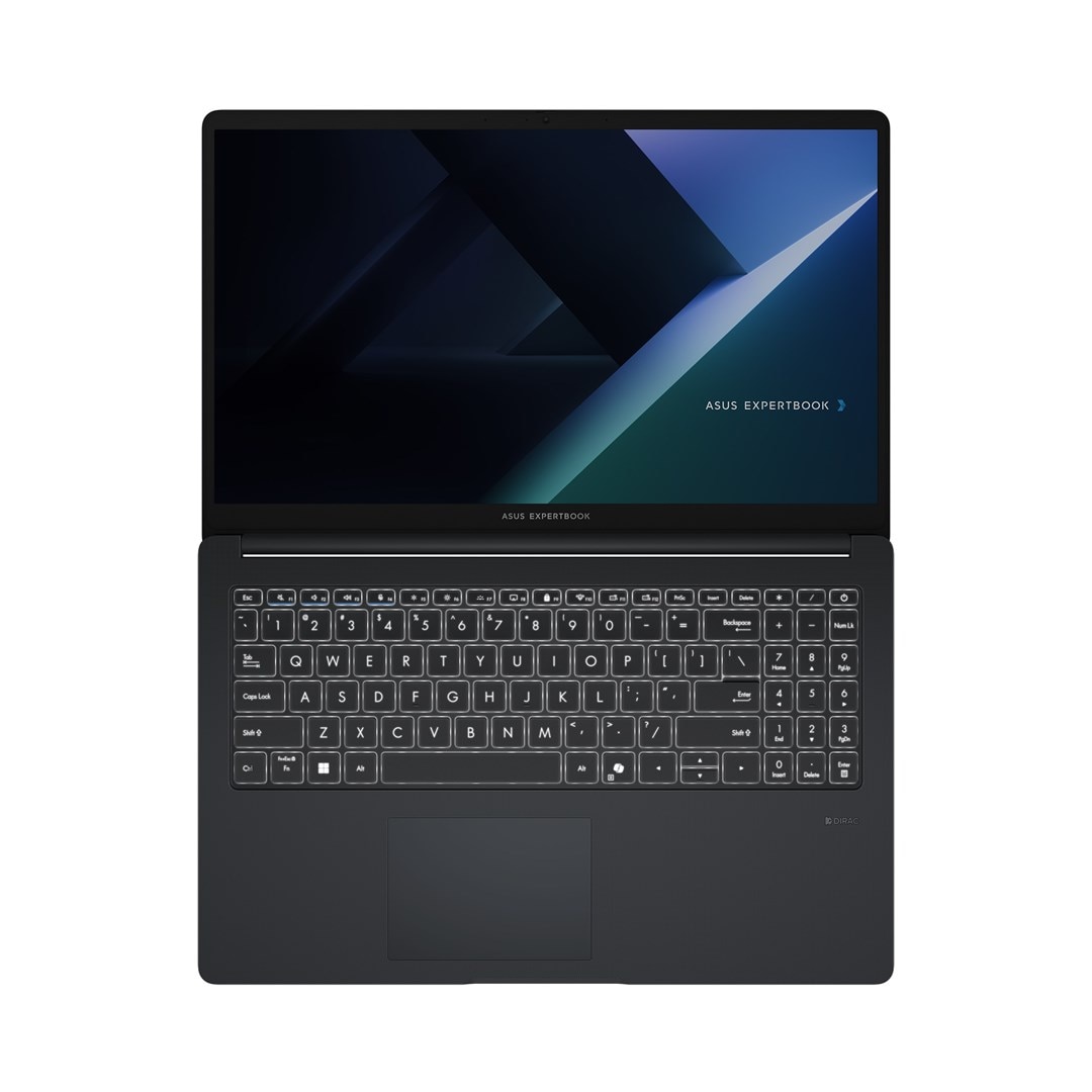 Laptop ASUS ExpertBook, 15.6" Full HD, Intel® Core™ 7 240H pana la 5.2 GHz, 16 GB RAM DDR5, 1 TB SSD, Intel® Graphics, Windows 11 Pro, Gentle Grey 1 TB