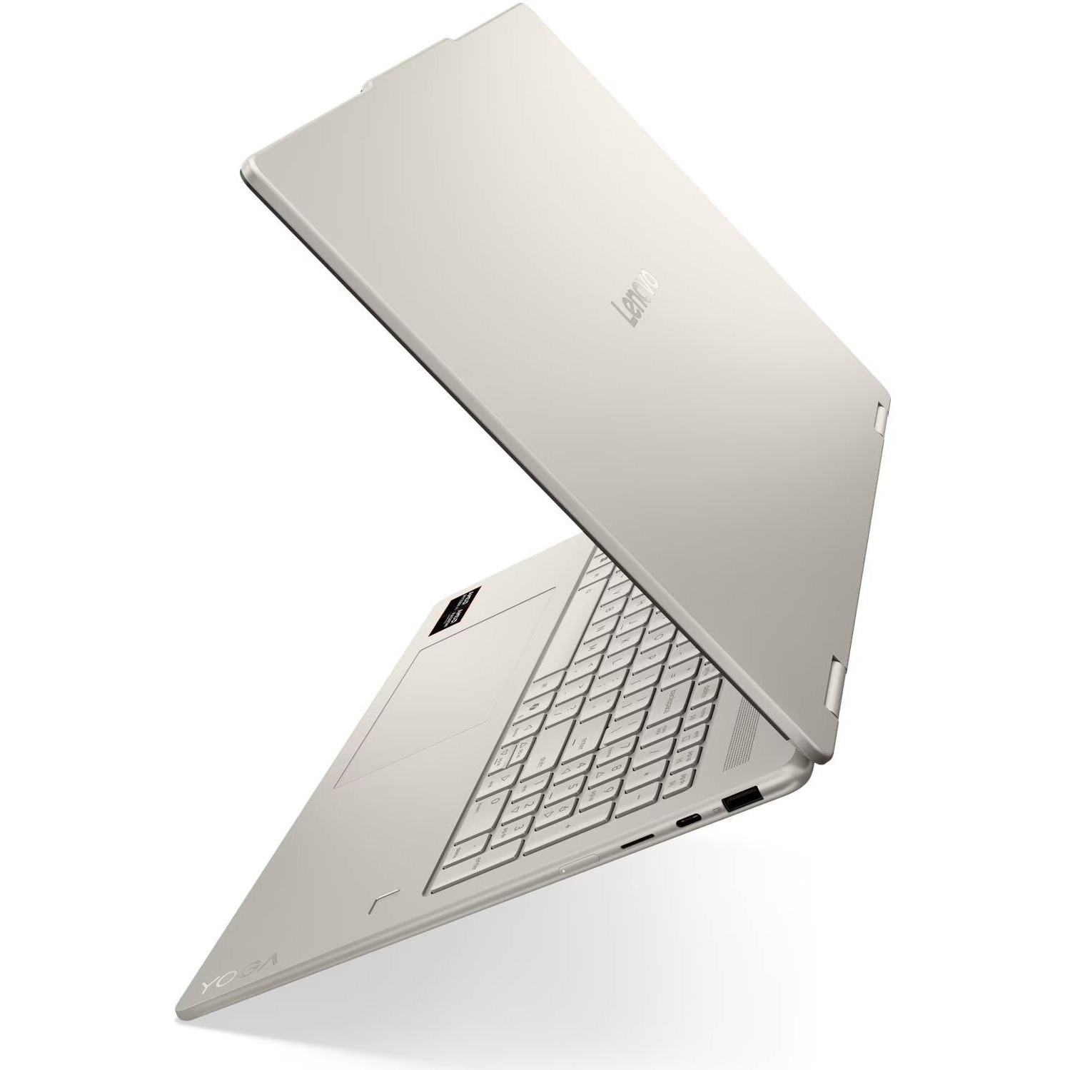 Laptop Lenovo Yoga 7, 16" WUXGA Touchscreen, AMD Ryzen™ AI 7 445 pana la 4.6 GHz, 16 GB RAM LPDDR5x 8000, 512 GB SSD, AMD Radeon, Windows 11 Home, Seashell 512 GB