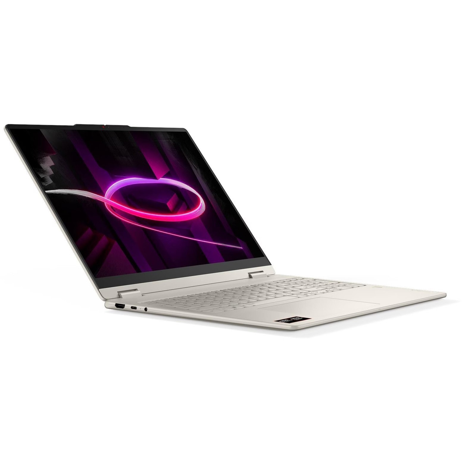 Laptop Lenovo Yoga 7, 16" WUXGA Touchscreen, AMD Ryzen™ AI 7 445 pana la 4.6 GHz, 16 GB RAM LPDDR5x 8000, 512 GB SSD, AMD Radeon, Windows 11 Home, Seashell 512 GB