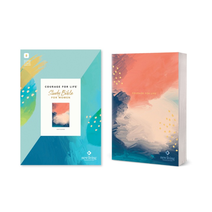 NLT Courage for Life Study Bible for Women Softcover, Filament Enabled, Tyndale