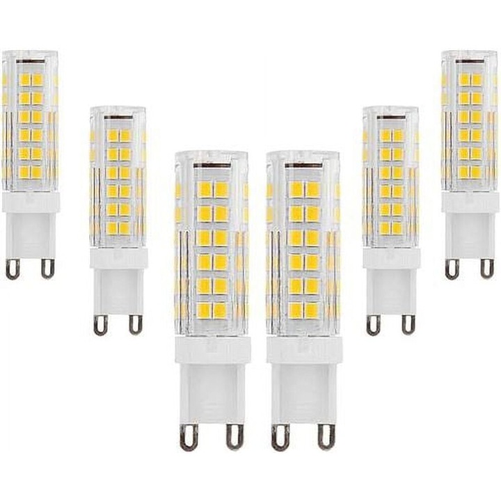 G9 LED izzó 3W 3000K meleg fehér 15.4x50mm 6 darabos szett