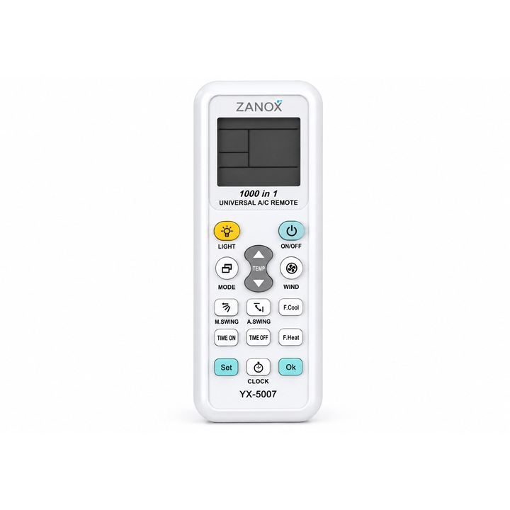 Telecomanda Universala A/C ZANOX®, 1000 in 1, Compatibila Multi Brand