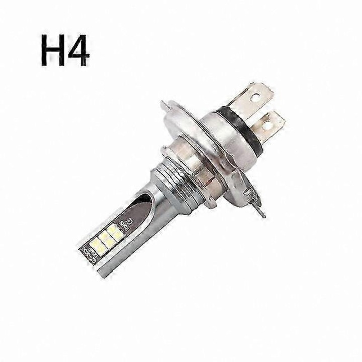 Bec LED auto, 6000K, 26000LM, 12V-24V, H1 H3 H4 H7 H11, alb, 12W