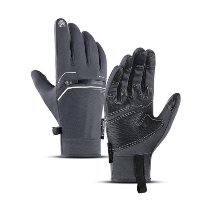 Manusi sport, rezistente la taiere, calduroase, touchscreen, multicolor, S-XL