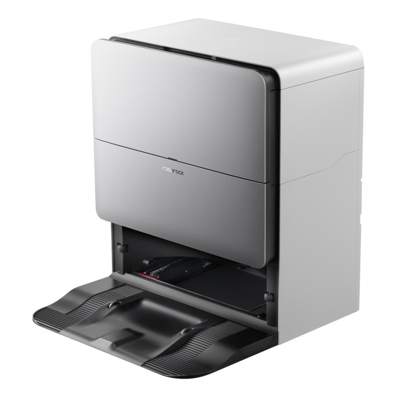 Aspirator robot Roborock Saros 20 Sonic Complete, 65 W, 36.000 Pa, 228 ml/2,7 l, AdaptiLift 3.0, RetractSense LiDAR cu Reactive AI 3.0, Autonomie de 190 min, Alb