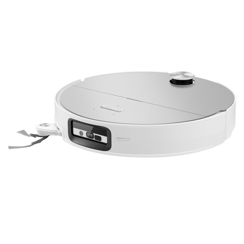 Aspirator robot Roborock Saros 20 Sonic Complete, 65 W, 36.000 Pa, 228 ml/2,7 l, AdaptiLift 3.0, RetractSense LiDAR cu Reactive AI 3.0, Autonomie de 190 min, Alb