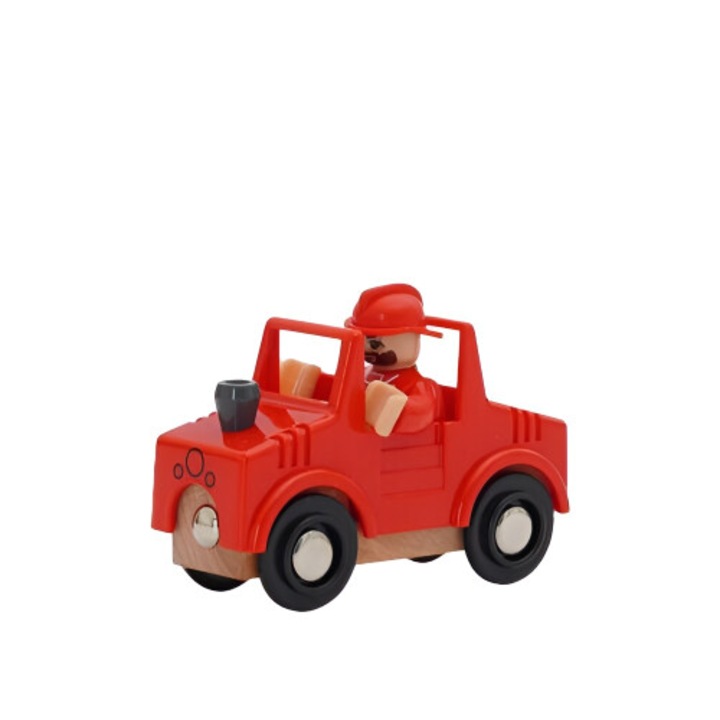 Trenulet de lemn magnetic multifunctional, compatibil cu sine Thomas, multicolor, 4-6 ani
