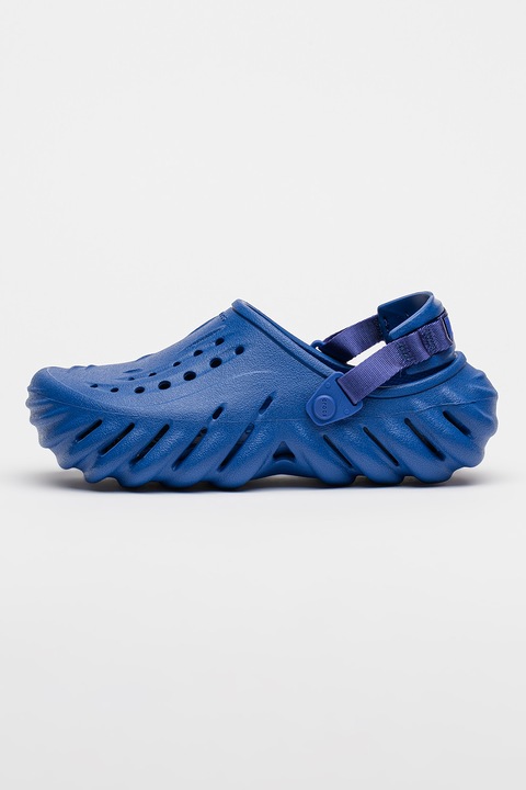 Crocs, Saboti slingback unisex cu aspect masiv Echo, Albastru/Bleumarin, 39-40