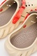 Crocs, Saboti slingback unisex cu aspect masiv Echo, Bej, Crem, 38-39
