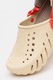 Crocs, Saboti slingback unisex cu aspect masiv Echo, Bej, Crem, 38-39