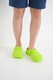 Crocs, Saboti unisex cu perforatii si model texturat Echo Wave, Verde lime, 38-39