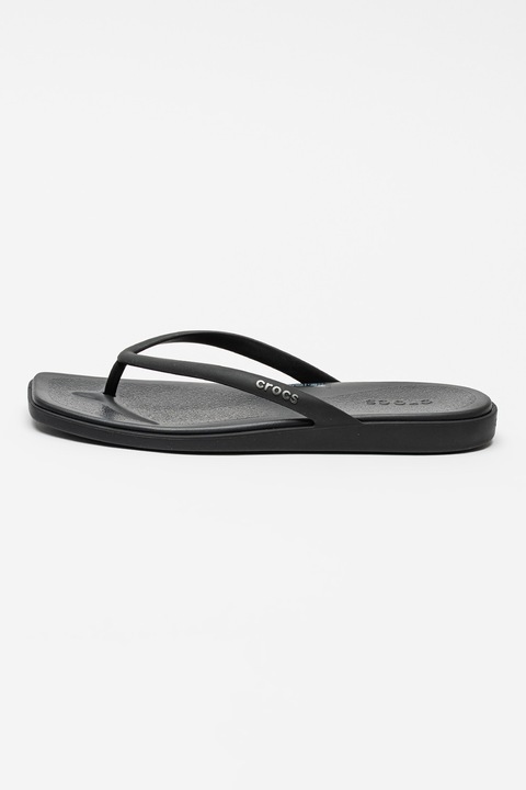 Crocs, Papuci flip-flop cu varf patrat Miami, Negru, 38-39