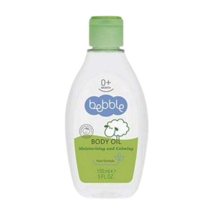 Bebba masszázsolaj, babáknak, 150 ml, Bebble 300897, Átlátszó