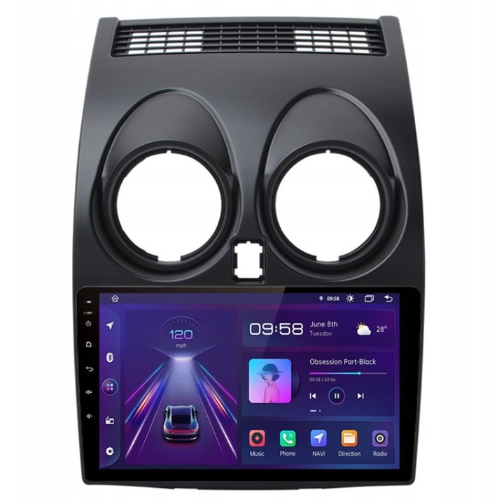 Radio multimedia Revelti Nissan Qashqai J10 9inch 2GB 32GB negru