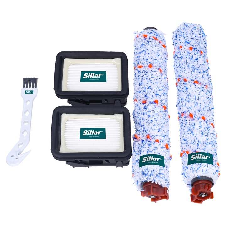 Set 5 accesorii pentru robot aspirator, 2x filtru HEPA, 2x perie principala, 1x pieptene de curatare, compatibil cu Bissel Crosswave Pet Pro, Exclusive