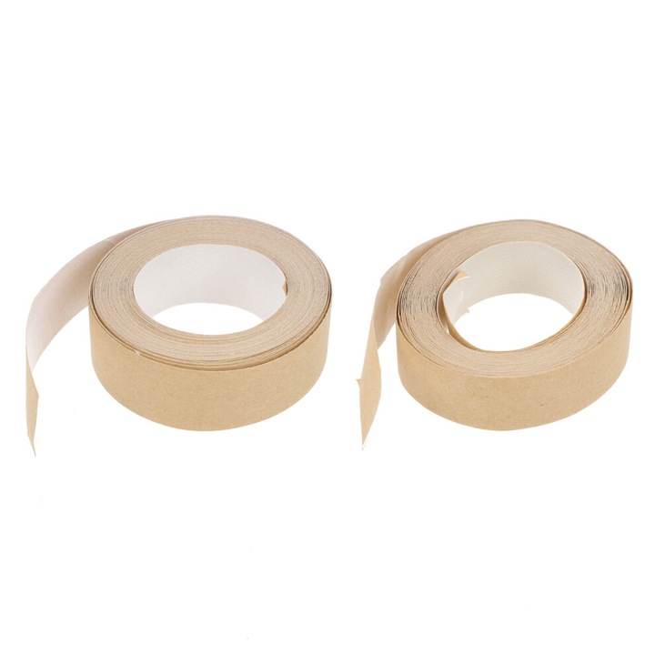 Banda textila pentru margini abajur 500x2cm, durabila, alba