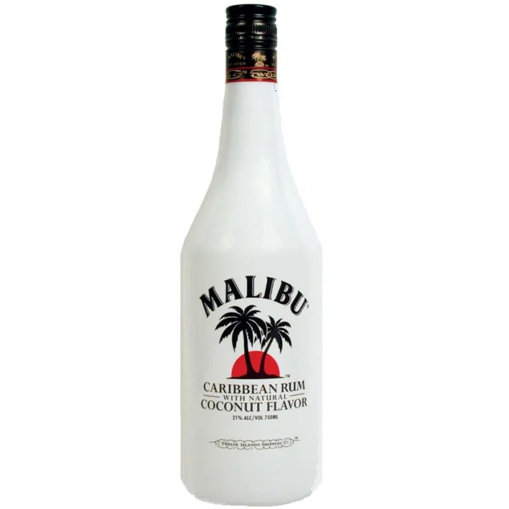 Rom aromat Malibu 21%, 1L, cocos, Cuba