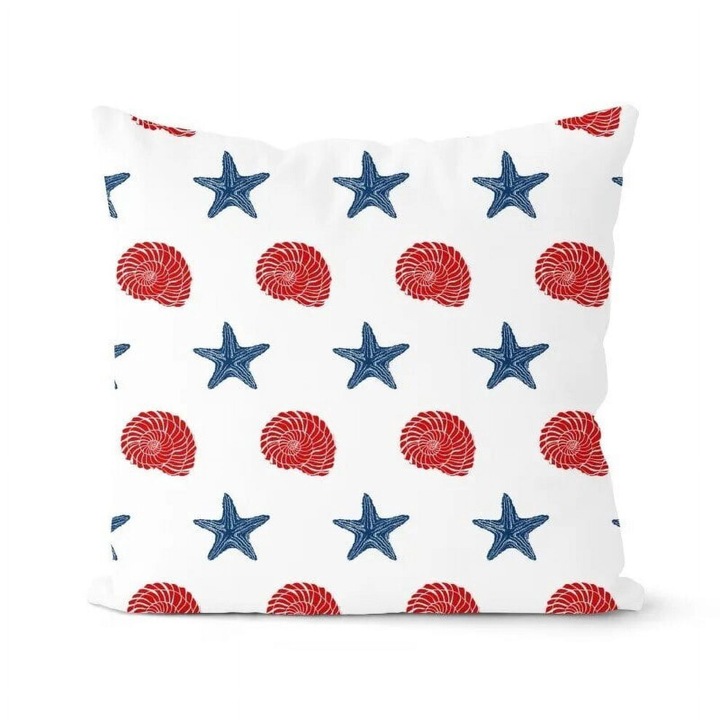 Fata de perna bumbac in model marin multicolor 30x50cm 40x60cm 45x45cm