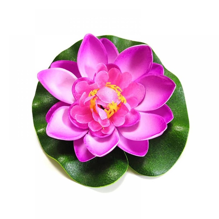 Floare artificiala crin, 10x10x10cm, multicolor, decor interior si exterior