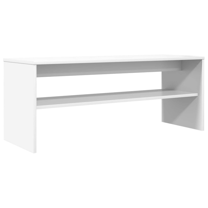 vidaXL TV szekrény Fehér 100 x 35 x 40 cm Faanyag 8000308