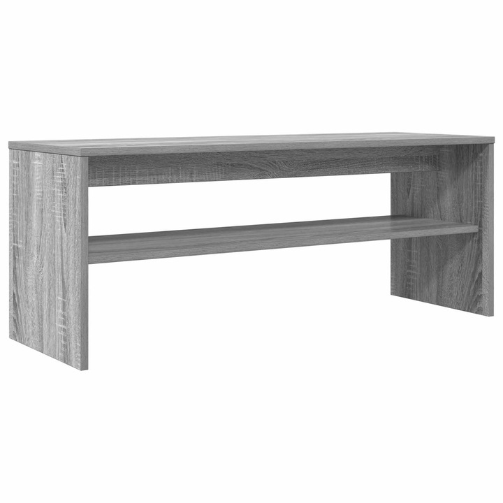 vidaXL TV szekrény Szürke Sonoma 100 x 35 x 40 cm Faanyag 8000313