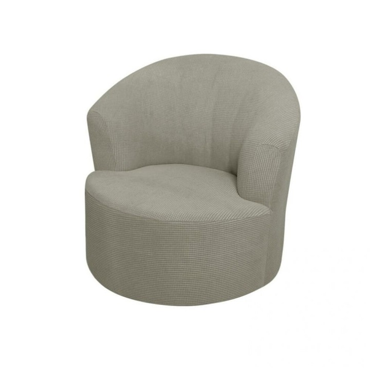 Husa elastica pentru scaun rotativ, material respirabil, marime universala