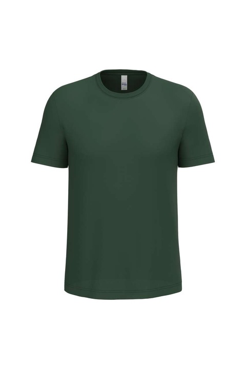 Tricou barbati, iDeal Basic IB320, Bumbac, Verde padure, 5XL INTL