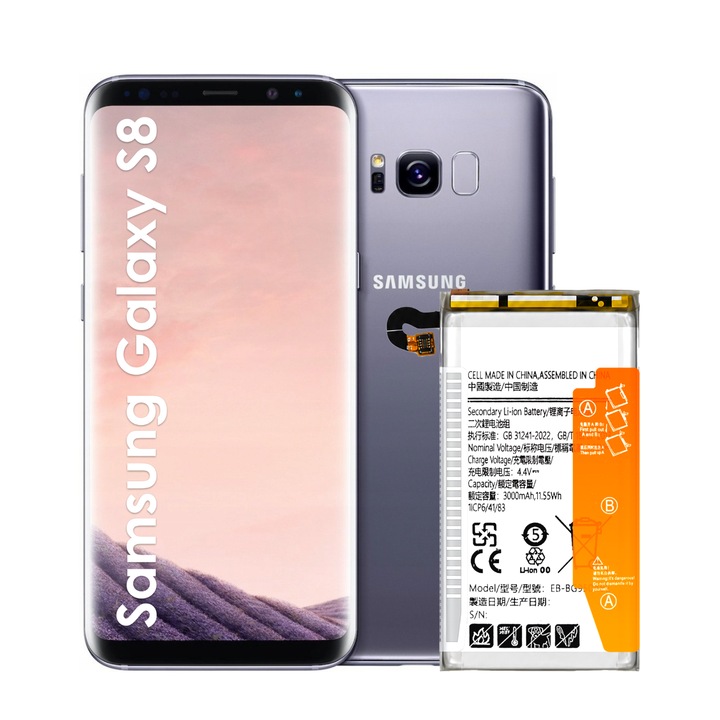 EB-BG950ABE akkumulátor Samsung Galaxy S8 G950 SM-G950F 3000 mAh EB-BG950ABA készülékhez