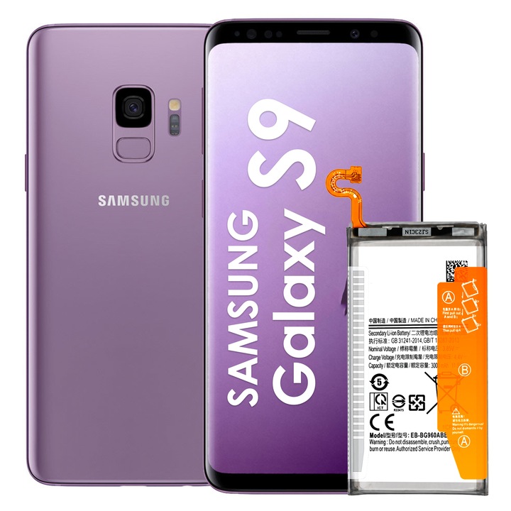 Baterie EB-BG960ABE pentru Samsung Galaxy S9 G960F SM-G960F 3000 mAh Acumulator