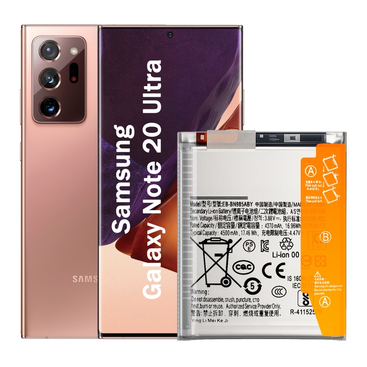EB-BN985ABY akkumulátor Samsung Galaxy Note 20 Ultra 5G / LTE N985 4500 mAh-hoz