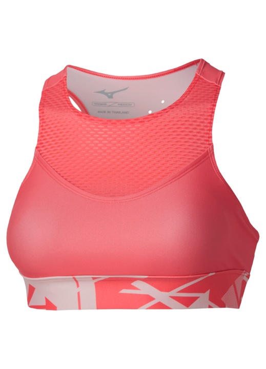 Bustiera alergare dama Mizuno Daybreakers FW 2025, Coral