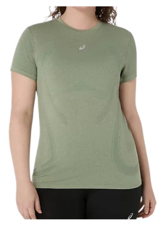Tricou alergare dama Asics Road Seamless FW 2025, Kaki