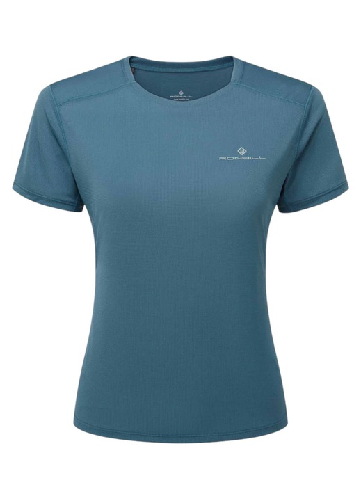 Tricou alergare dama Ronhill Tech S/S Tee SS 2025, Albastru