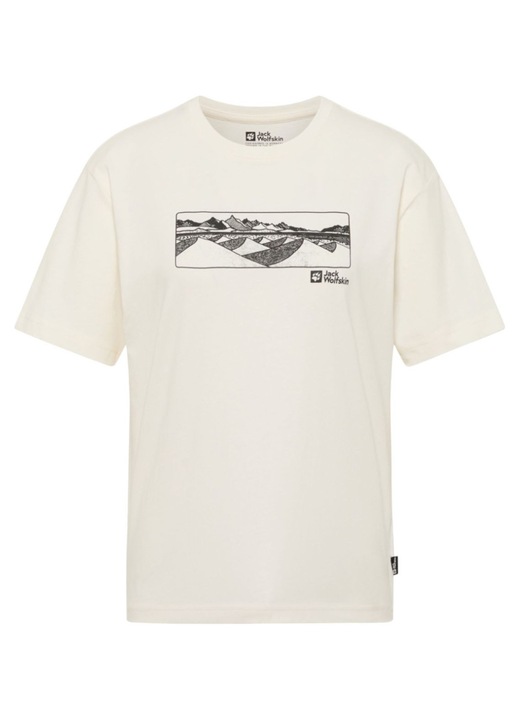 Tricou dama Jack Wolfskin Cordillera SS 2025, Alb
