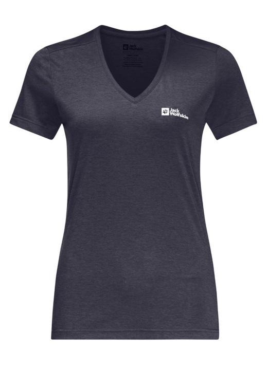 Tricou tehnic dama Jack Wolfskin Crosstrail, Gri grafit