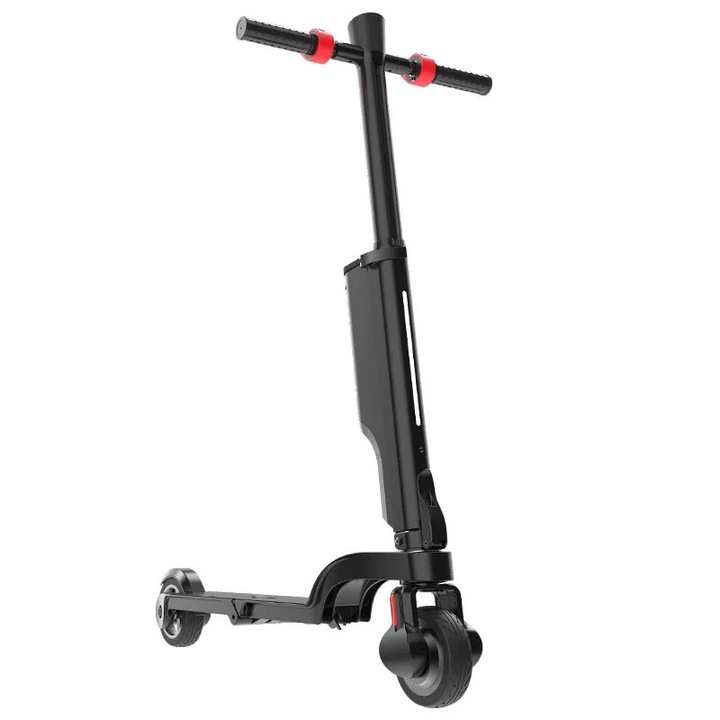X6, Trotineta electrica / E-scooter, Baterie 36V 10Ah, Motor 250 W, Autonomie 40–60 km, Roti 16, 5 cm, Pliabila, Certificare CE, Alb