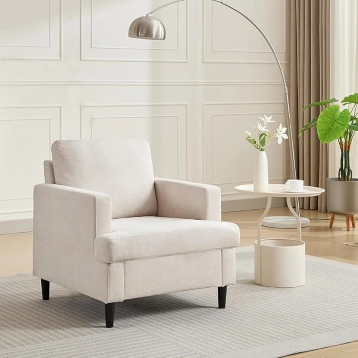 Canapea de living, Coltar in forma de L, Cadru Metalic, Asamblare Necesara, Stil Modern, Latime Sub 200 cm, Verde Militar