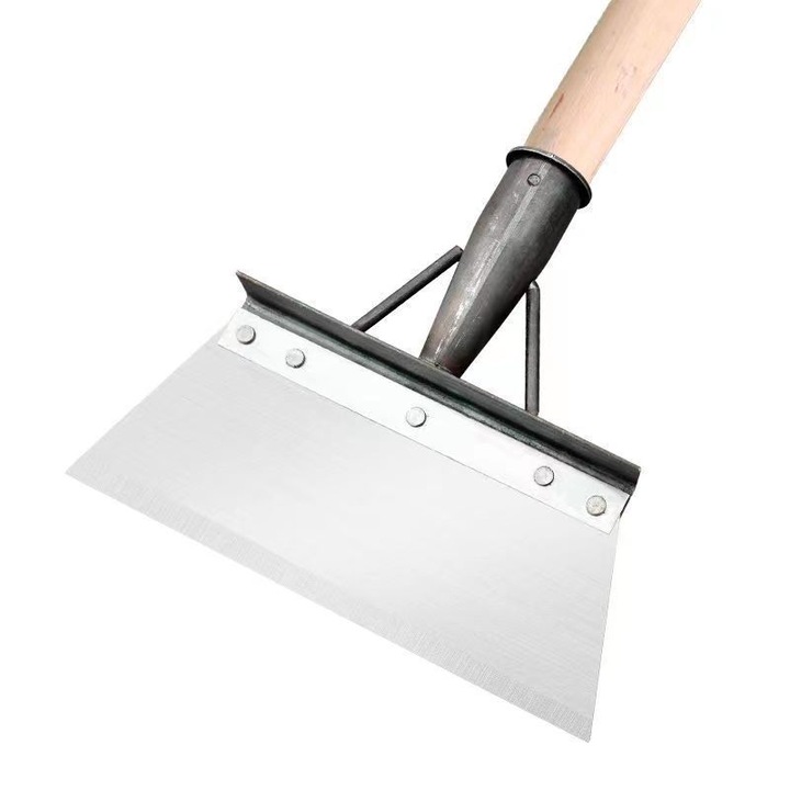 Kerti lapát, multifunkcionális tisztító lapát, kerti kaparó, kerti szerszám, gyomláló szerszám, kerti lapát gyomokhoz és mohához, 28 cm (nyél nélkül)