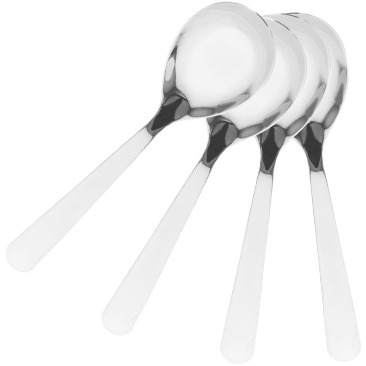 Linguri pentru supa set, inox, 15.2x4.5x4 cm, argintiu