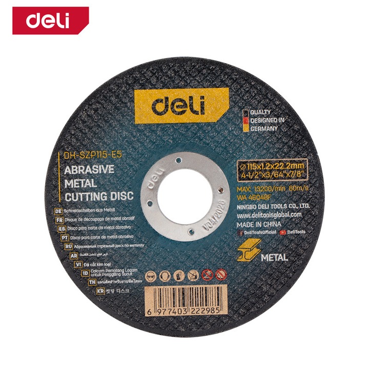 EDH-SZP115-E5 #Abrazív fémvágó tárcsa #115x1.2x22.2mm #Fekete