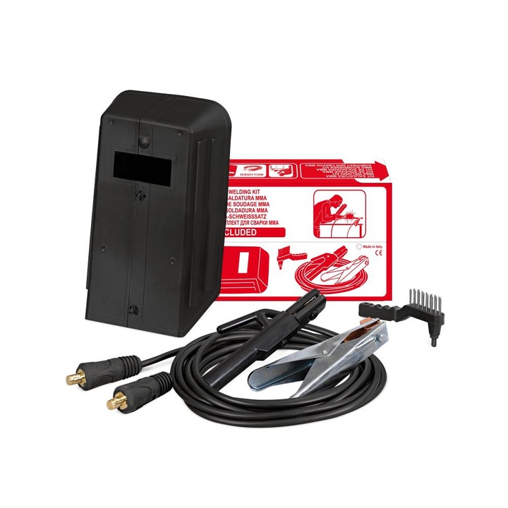 Kit pentru sudura MMA Telwin 801095, 350 A, conectori rapizi DX50, cabluri 4+3 m, sectiune 35 mm2