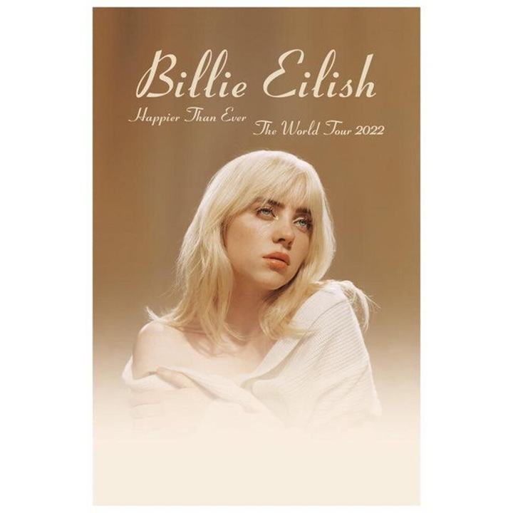 Poster Billie Eilish, hartie premium 200gsm, multicolor, diverse dimensiuni