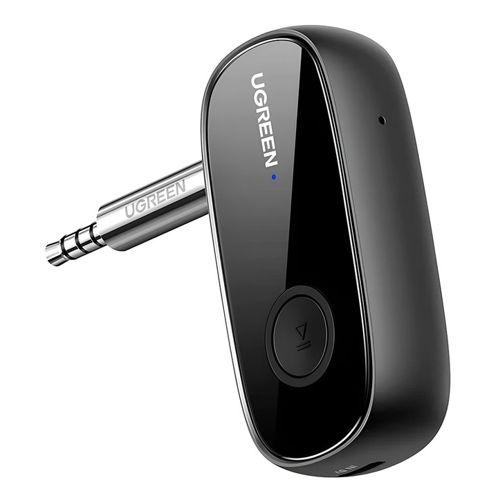 Receiver audio Ugreen CM279, Jack 3.5mm, Micro-USB, Bluetooth 5.1, Microfon, Hi-Fi Stereo, Negru