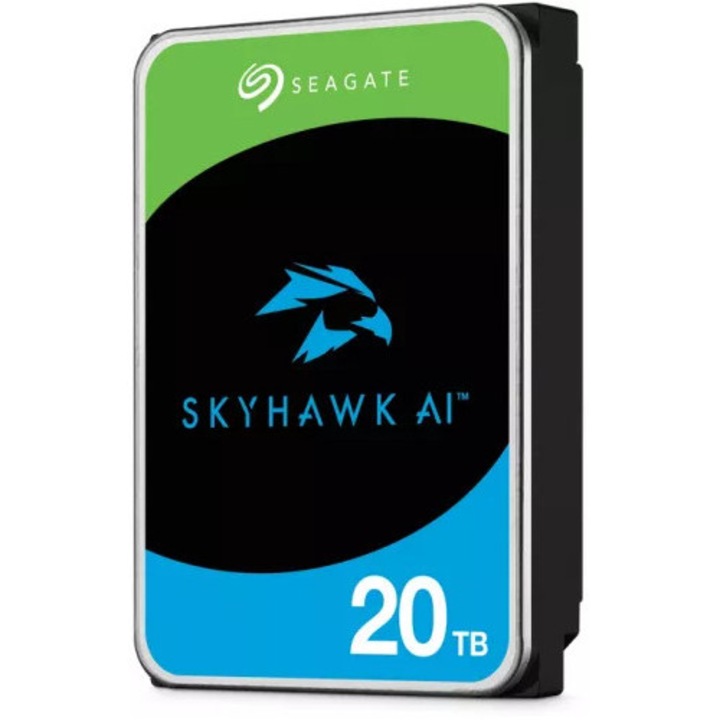 HDD 20TB Seagate 7200RPM 512MB SkyHawk AI + Rescue 3.5"