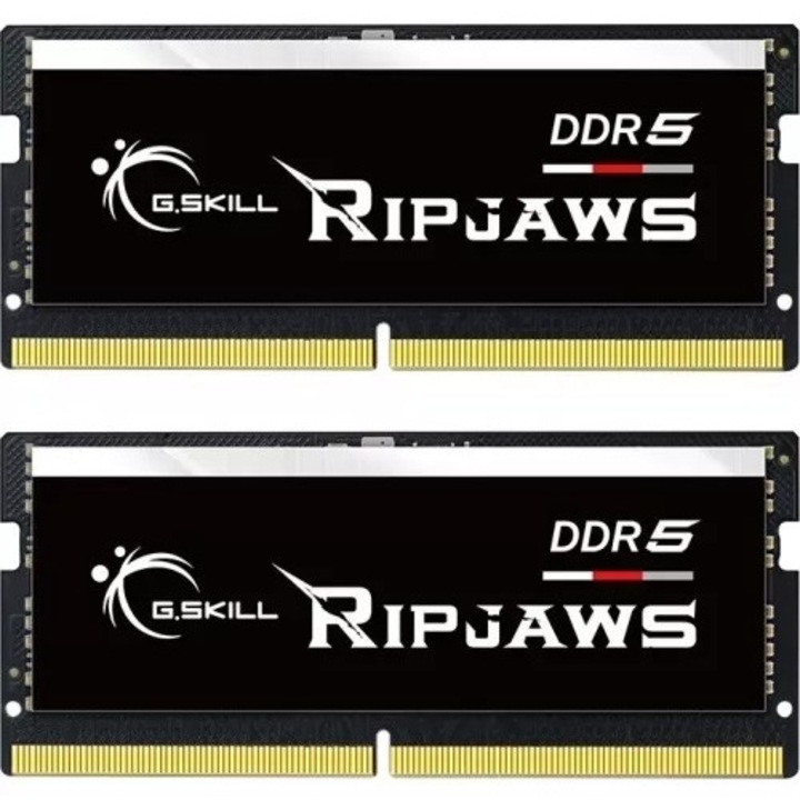 Kit RAM Laptop G.Skill DDR5 32GB 5600MHz CL40 SODIMM Ripjaws XMP 3.0