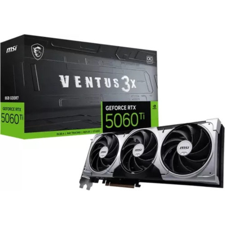 MSI GeForce RTX 5060 Ti 8GB GDDR7 128 bit Ventus 3X OC