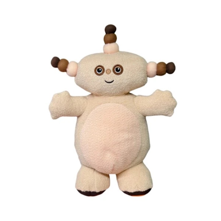 Plüssjáték, Makka Pakka baba, puha, 25cm, rózsaszín