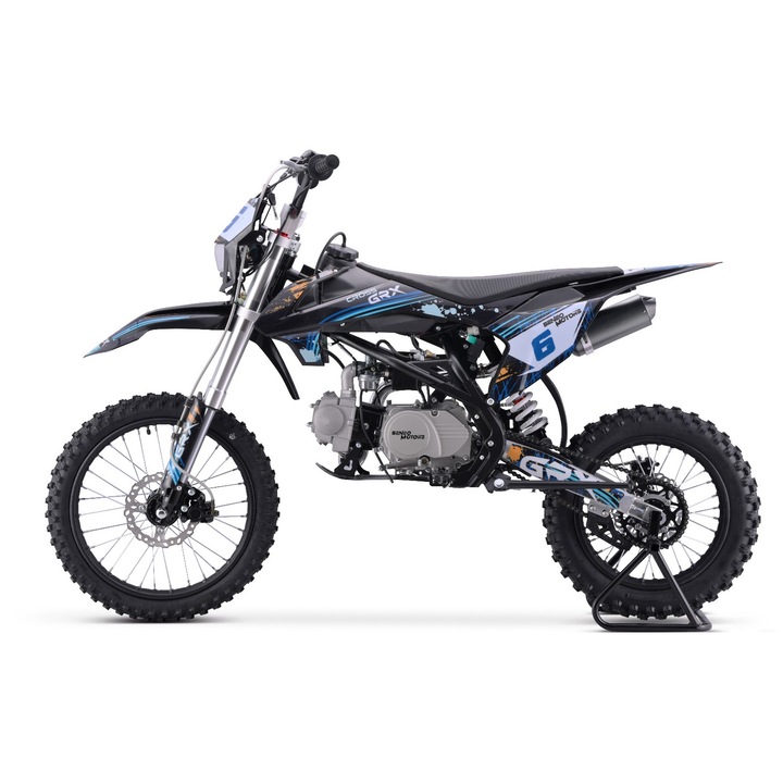 Motocross pe benzina pentru adolescenti si adulti TEA Sports Cross GRX albastru - 125cm3