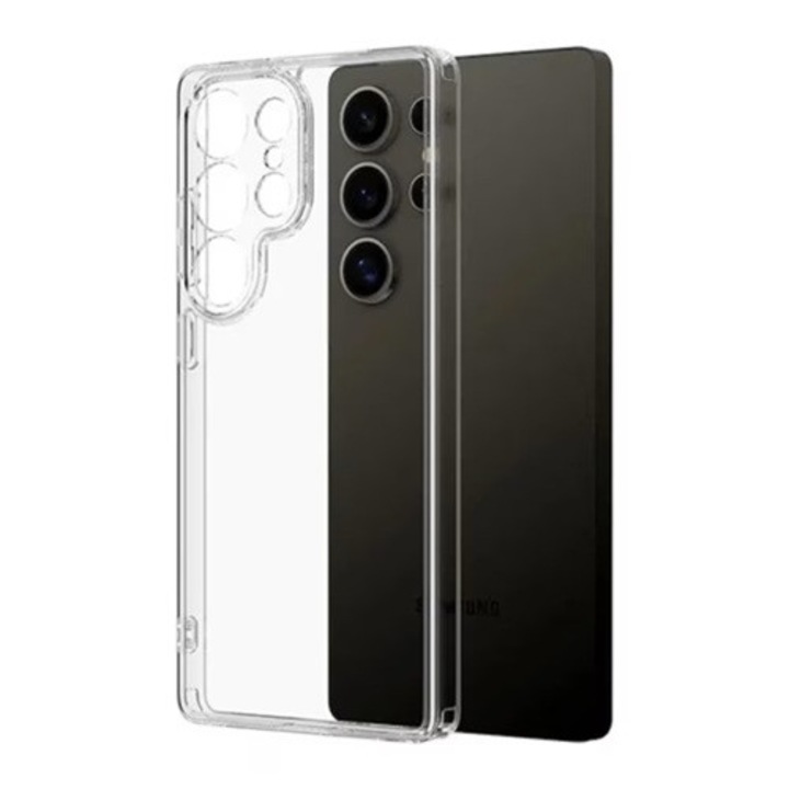 Husa silicon slim flexibila compatibila cu Samsung Galaxy S26 Ultra, Transparenta clear